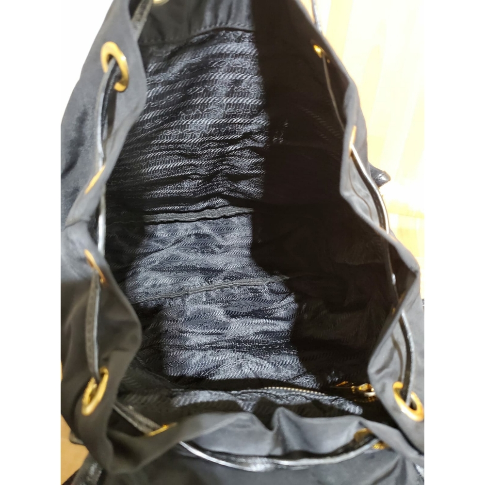 Prada Nylon Drawstring Backpack Black - Picture 10 of 10